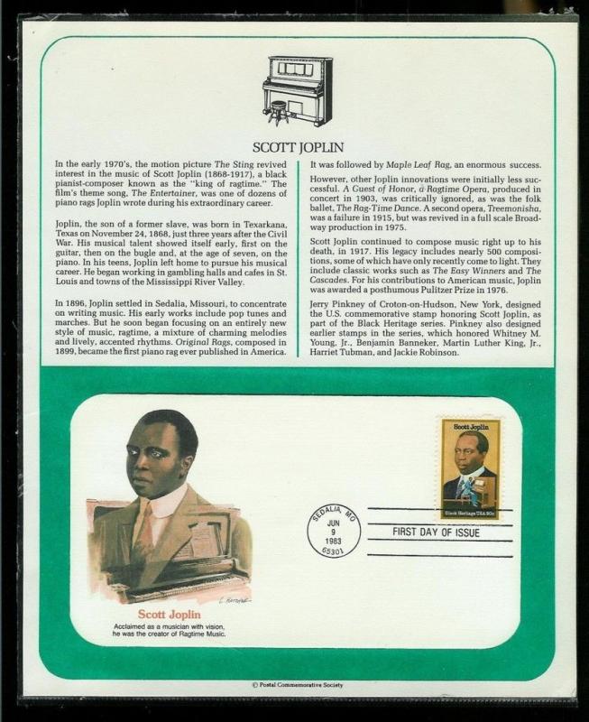 Scott Joplin King of Ragtime Black Heritage Series #2044 Set of 3 on Text Pages
