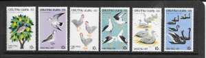 BIRDS - CHRISTMAS ISLAND #86a-f  MNH