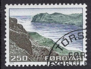 Faroe Islands  #16  used 1975  Streymoy  250 ore