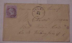 US EX SLAVE? SOLDIER FIRST ME CALVARY BREWER TO WASH DC EMANCIP.