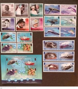 2021 YEAR- SOUTH GEORGIA - YEAR PACK              complet set MNH**