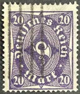 Germany, 1923, SC 191, VG, Used, HR