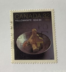 Canada 1984  Scott 1009 used - 32c, Yellowknife Anniv.