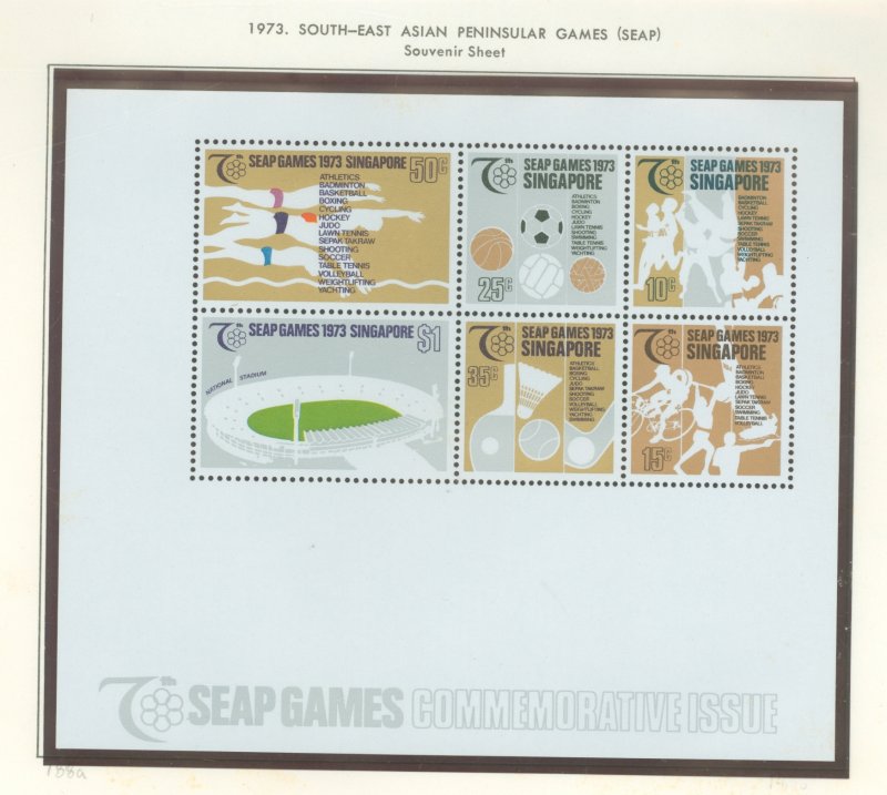 Singapore #188a Mint (NH) Souvenir Sheet