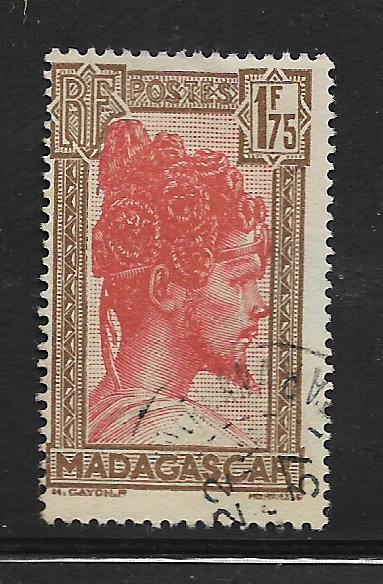 MADAGASCAR, 166, USED, SAKALAVA CHIEF