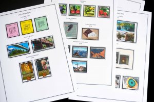 COLOR PRINTED LIECHTENSTEIN 2011-2020 STAMP ALBUM PAGES (66 illustrated pages)