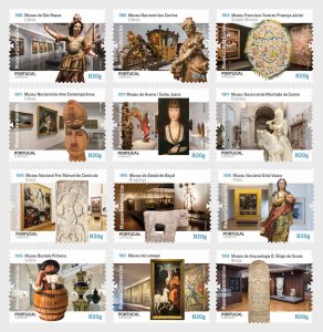 Stamps of Portugal - 2020 - Centennial Museums of Portugal - Set