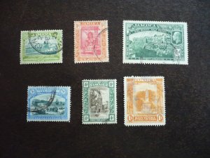 Stamps - Jamaica - Scott# 75-77,80-83 - Used Part Set of 6 Stamps