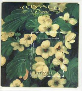 Tuvalu - Flowers 2 Sheet/6 Stamp & S/S Set  20J-003