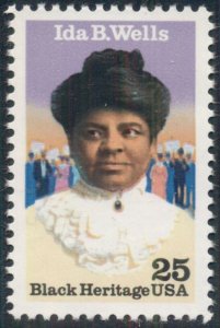 #2442, 25¢ IDA B. WELLS LOT OF 400 MINT STAMPS, SPICE UP YOUR MAILINGS!