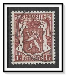 Belgium #282 Coat Of Arms Used