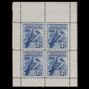 AUSTRALIA 1928 - Scott# 95a Kingfisher Set of 1 NH back thin