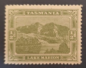 Tasmania 102, 1905 Lake Marion, MH, Cat. value -- $4.25