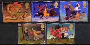 Great Britain 1998 Famous Children's Fantasy Novels set ...