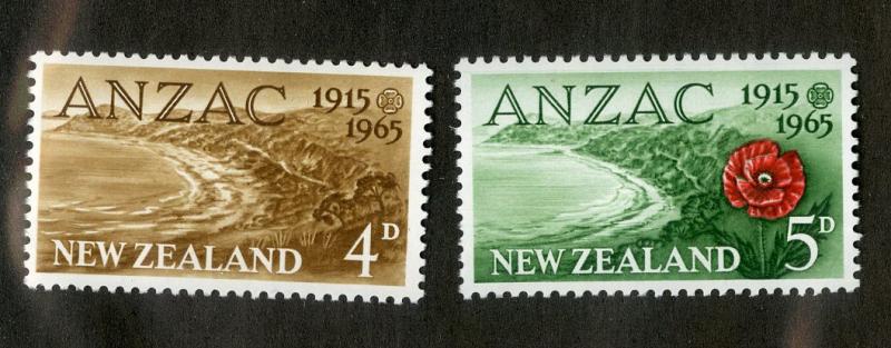 NEW ZEALAND 368-9 MNH BIN $.50