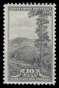 PCBstamps  US # 749 10c Great Smokey Mountain, MNH, (7)