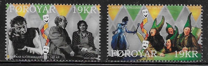 Faroe Islands Scott #'s 712a-b MNH