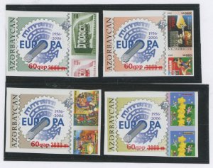 Azerbaijan #854-857 Mint (NH) Single (Europa) (Stamps On Stamps)