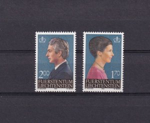 SA26d Liechtenstein 1984 Crown Prince Hans-Adam and Marie, mint stamps