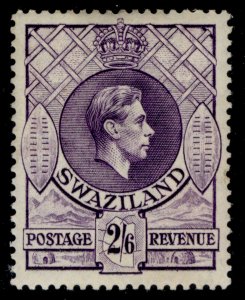 SWAZILAND GVI SG36a, 2s 6d bright violet, M MINT. Cat £32.