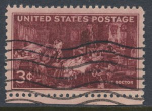 USA  SC#  949   Used 1947  The Doctor   see scan