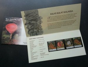 *FREE SHIP Malaysia Fungi 1995 Mushrooms Plant (p. pack) MNH *Limited ***c