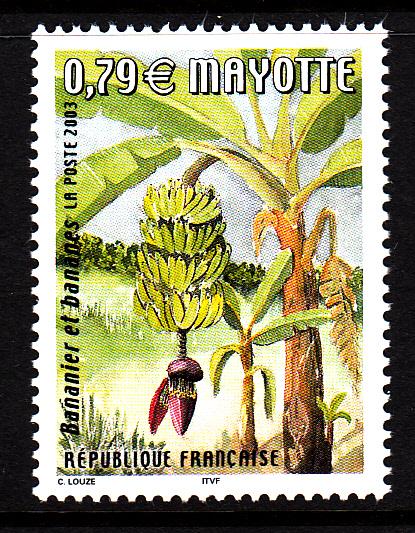 Mayotte MNH Scott #185 79c Banana tree