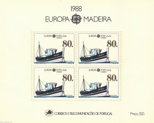 PORTUGAL  / MADEIRA  EUROPA CEPT (1988)   MNH