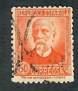 Spain #523 used single