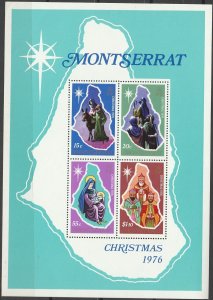 Montserrat MNH S/S 358 Christmas 1976