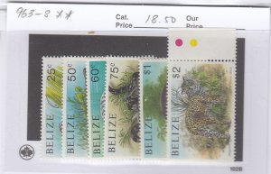 Belize 963-8 Animals mnh