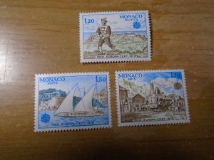 Monaco  #  1178-80  MNH