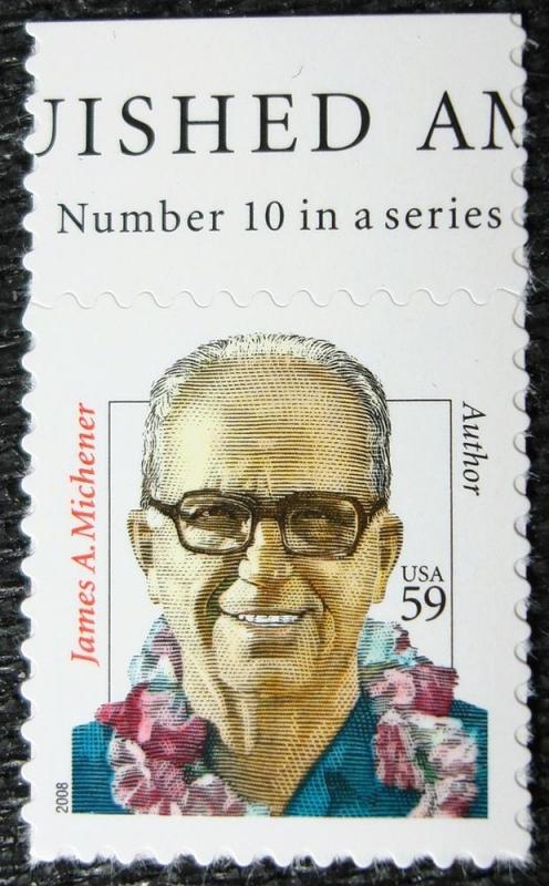 US #3427A MNH Single, James A. Michener SCV $1.25 