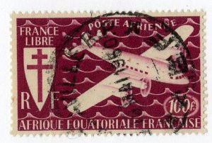 FRENCH WEST AFRICA C2 USED BIN $1.00 AIRPLANE