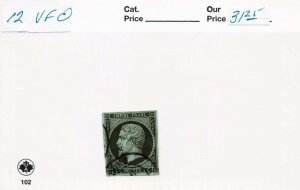 FRANCE  12  USED   VF