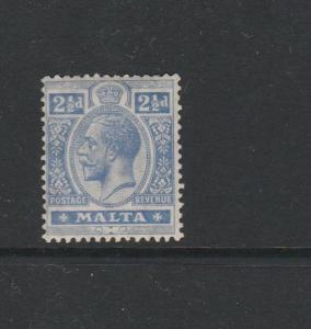 Malta 1921/2 Script CA 2 1/2d MM SG 101