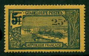 Guadeloupe 1924 #86 MH SCV (2018) = $0.75