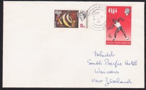 FIJI 1969 cover to New Zealand -  NADI AIRPORT cds.........................B2902