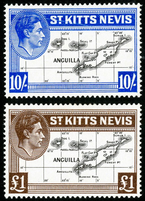 St Kitts Nevis Stamps # 89-90 MLH VF