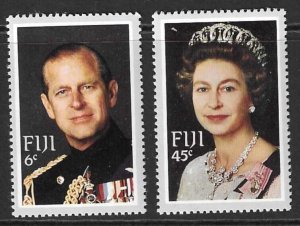 FIJI SG644/5 1982 ROYAL VISIT  MNH