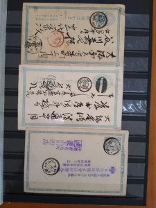 Japan old stamps used big lot