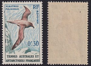 French Southern Antarctic Territories - 1959 - Scott #12 - MNH - Bird Albatross