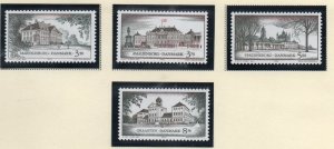 Denmark  Scott 1000-03 1994 Castles stamp set mint NH