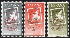 Spain Sc #987-989 MNH