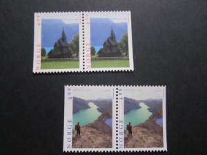 Norway 1996 Sc 1119-1120 pair MNH