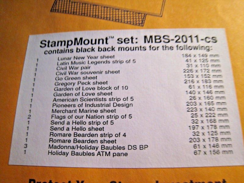 WASHINGTON PRESS STAMPMOUNT - 5 PACKS - 4 DIFFERENT - UNOPENED