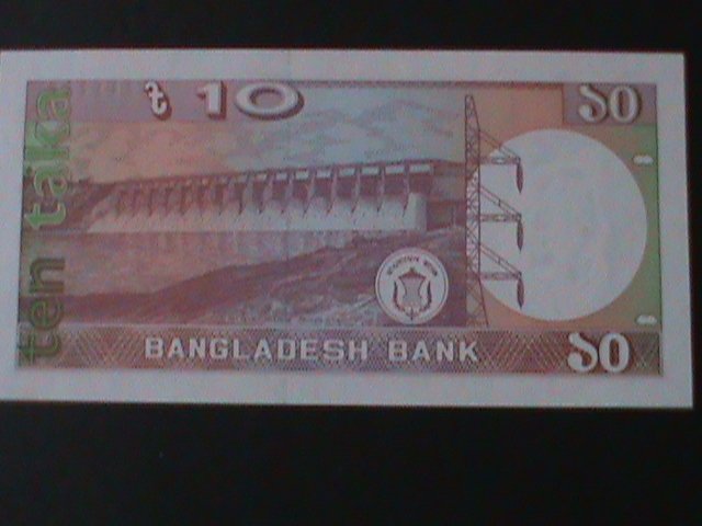 ​BANGLADESH-1982 BANGLADESH BANK-10 TAKA-UNCIRULATED NOTE-VERY FINE-LAST ONE