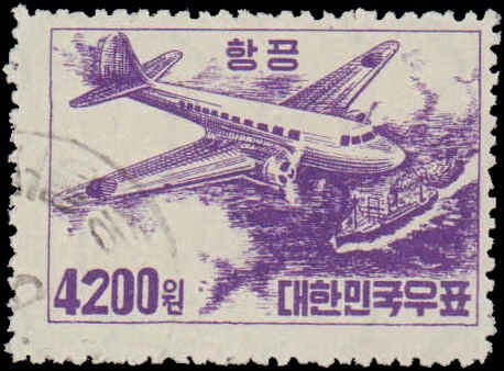 Korea #C6-C8, Complete Set(3), 1952, Aviation-Airplanes, Used