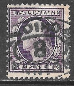 USA 333: 3c Washington, used, F