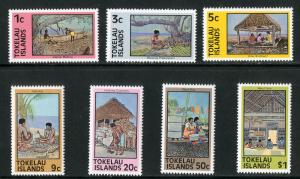 Tokelau 49a-56a MNH SCV $8.05 BIN $4.00 DAILY LIFE